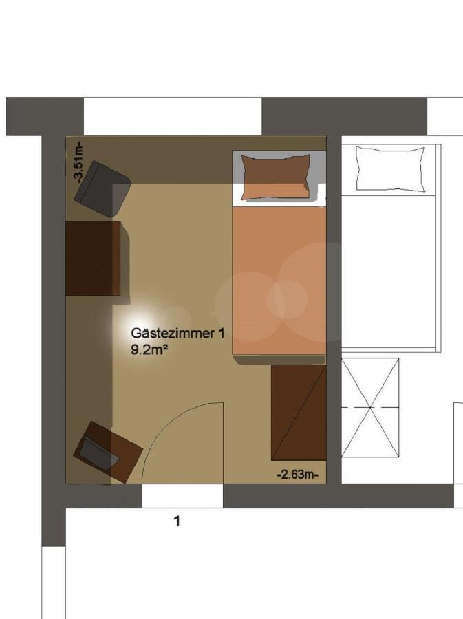Pension Ruessel-Pub Sangerhausen Kamer foto